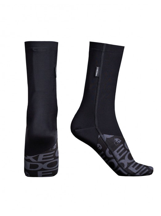Chaussettes de cyclisme hiver noires GELDI WS