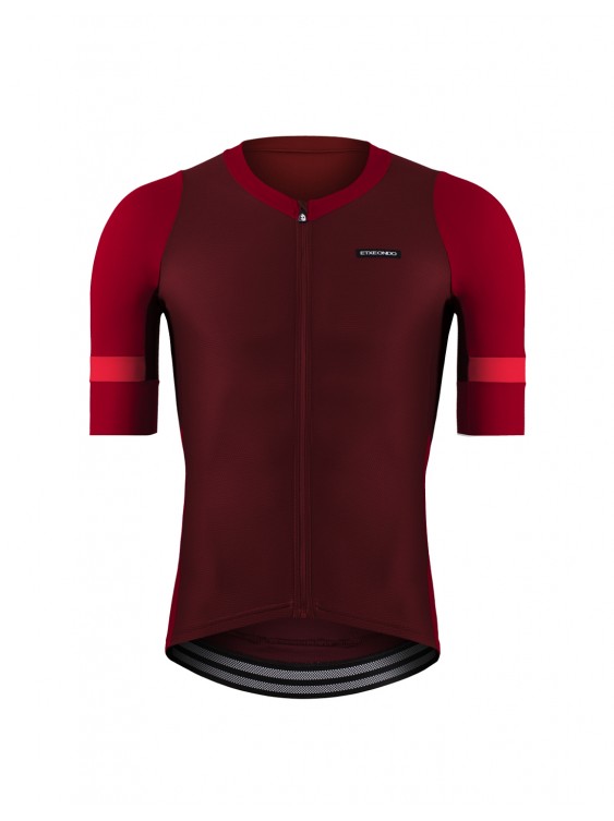 MAGLIA MENDI - GRANATO/ROSSO