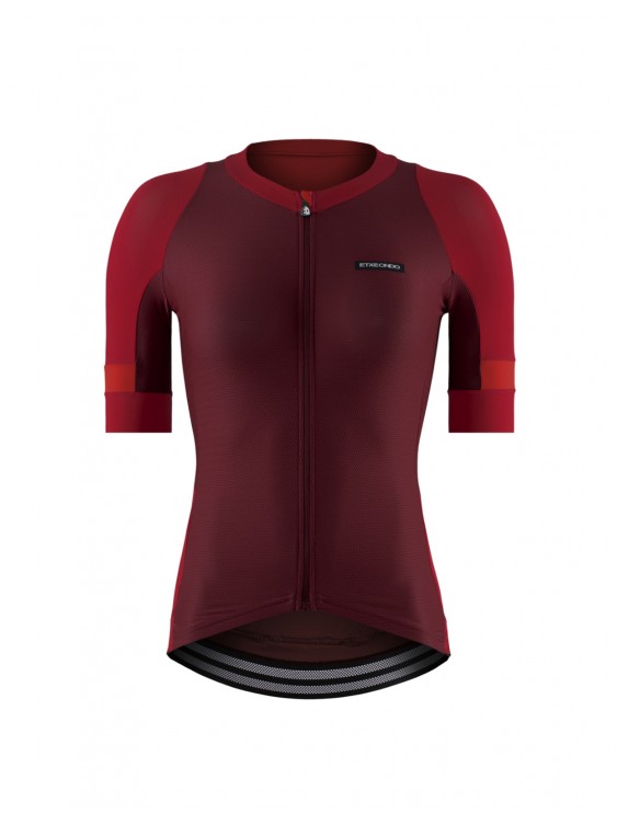 MAILLOT MENDIA - GRANATE/ROJO